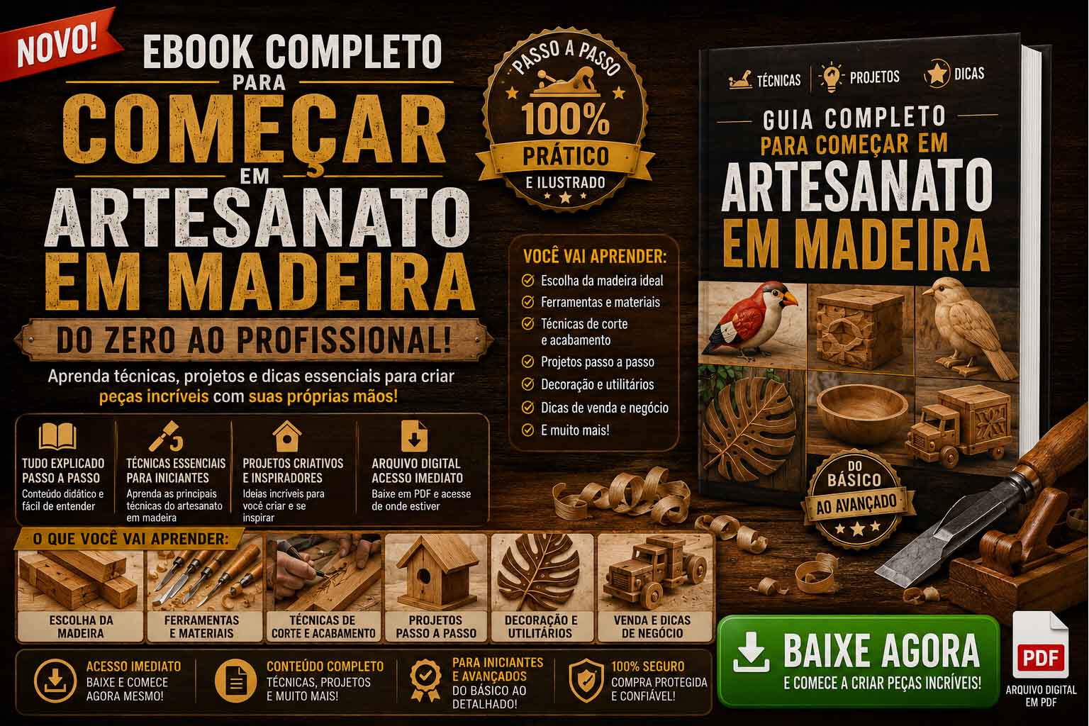 Artesanato em Madeira